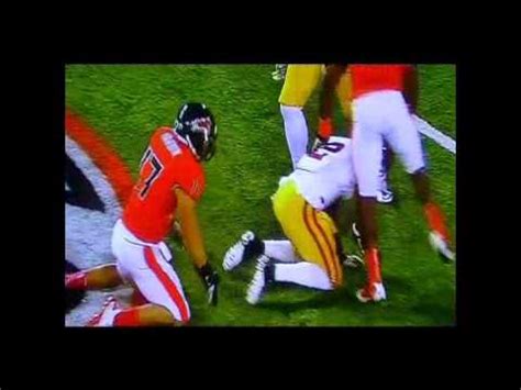 Huge Hit Oregon State Vs Usc Youtube