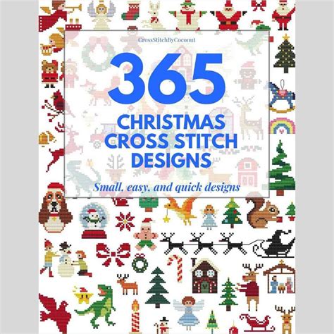 365 Christmas Cross Stitch Designs Small Easy And Quick Designs