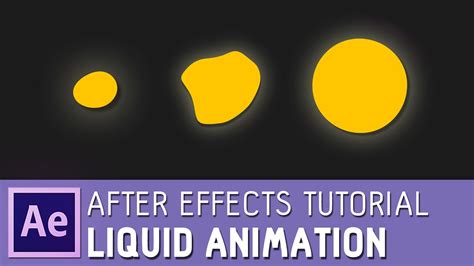 After Effects Liquid Animation Tutorial With Turbulence Displacement