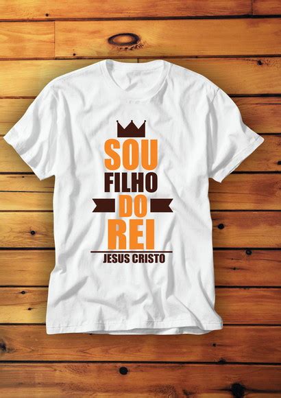 CAMISETA SOU FILHO DO REI Elo7 Produtos Especiais