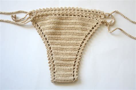 Crochet Bikini Bottom Camel Bikini Camel Etsy