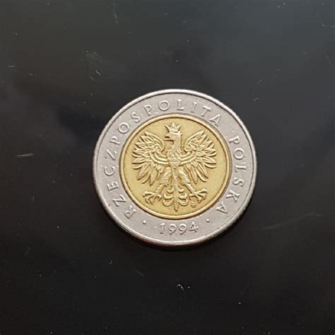 5 ZŁ 1994 5zł Moneta 5 złotych obiegowe z 1994r Pruszcz Gdański