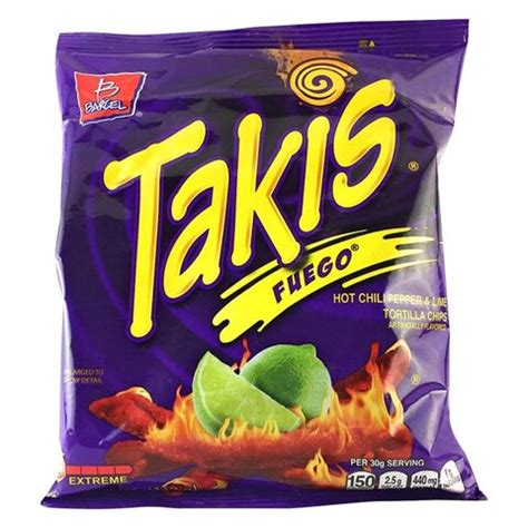 Barcel Takis Fuego Hot Chili Pepper And Lemon Tortilla Chips G Price In Kuwait Carrefour