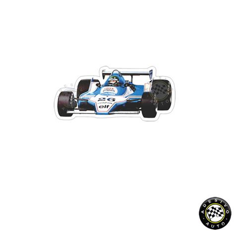 Adesivo Ligier Js Jacques Laffite F Formula Car Elo