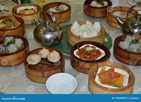 Dim Sum, Favorite Style of Cantonese Cuisine Stock Photo - Image of ...