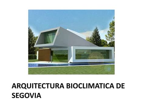 Arquitectura Bioclimatica Ppt Descarga Gratuita