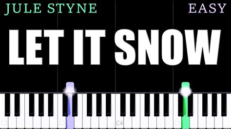 Let It Snow Piano Tutorial Youtube