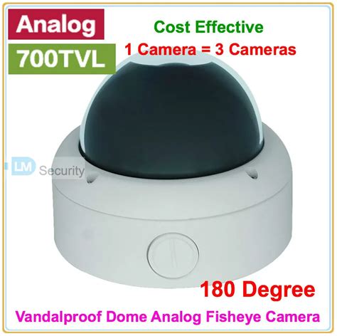 Lihmsek 180 Degree Fisheye Lens CCTV Camera 700TVL Sony CCD Fish Eye