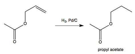 Propyl Acetate Structure