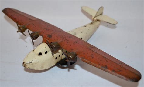 3 Vintage Pressed Steel Airplanes Wyandotte China Clipper A