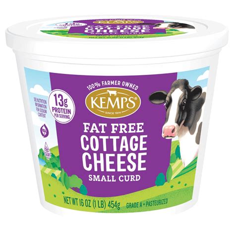 Kemps Fat Free Cottage Cheese Oz Walmart