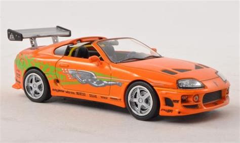 Modellino In Miniatura Toyota Supra Kyosho Nero Jantes Pouces