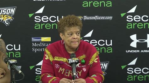 Full Press Conference Following Towson Womens Basketball Win Over