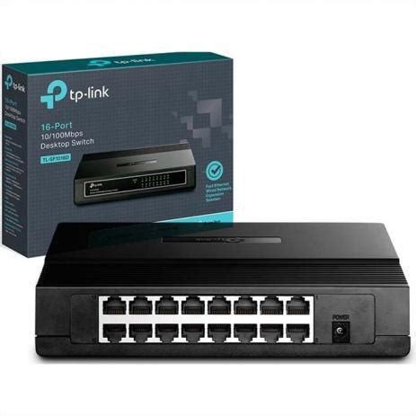 Switch 16 portas 10100 tplink TLSF1016D em Promoção Ofertas na Americanas