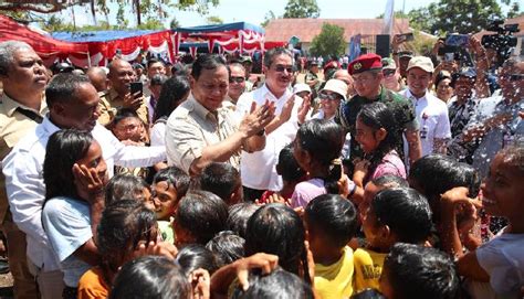 Menhan Prabowo Resmikan Titik Air Untuk Atasi Kekeringan Di Pulau