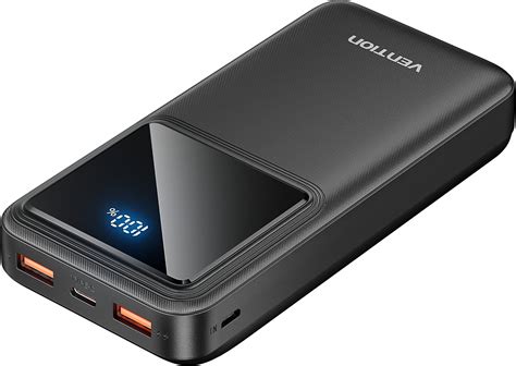 Vention 20000mAh 22 5W Portable Power Bank Black Powerbanka Alza Cz