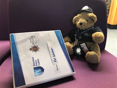 Surrey Police Cadets On Twitter Pcedwardwalker Is Visiting