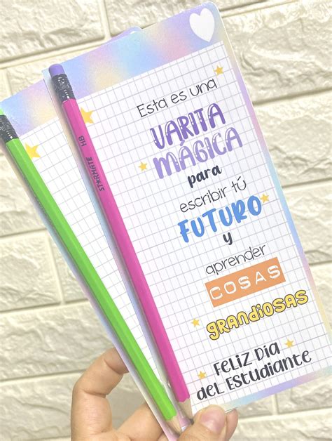 Tarjeta para el Día del Estudiante