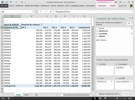 Escala de tiempo para Tablas dinámicas en Excel Excel Blog