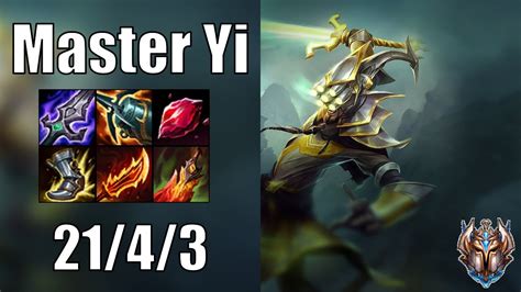 Master Yi Vs Hecarim Jungle Patch Euw Challenger Youtube