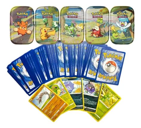 Lata Lote Cartas Originales Pok Mon Tcg Cuotas Sin Inter S