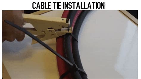 Tyton Cable Ties Installation