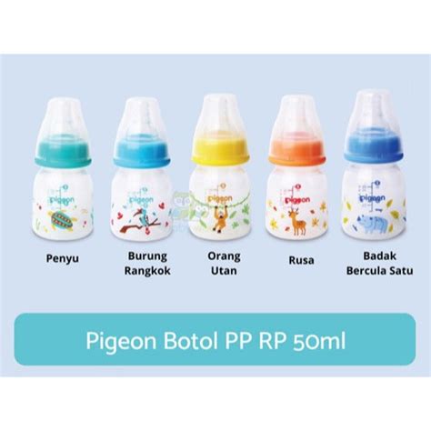 Jual Pigeon Botol Ws 50 120 Ml Botol Susu Anak Bayi Dot Susu Motif