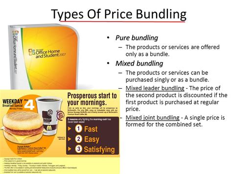 Bundle Pricing Examples