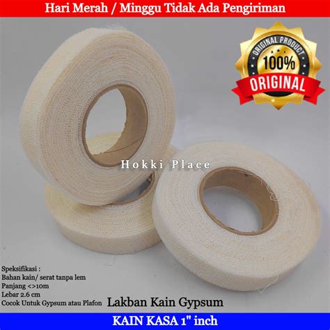 Jual Lakban Kain Kasa Gypsum Perban Gipsum Plafon Atap Lakban Serat