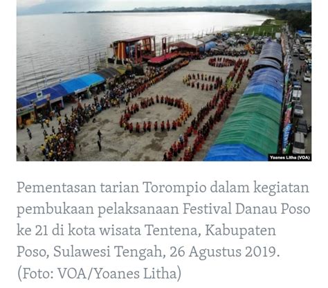 Pemda Poso Kembali Akan Menggelar Festival Danau Poso Detail