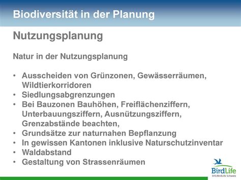 Biodiversit T In Der Planung Ppt Herunterladen