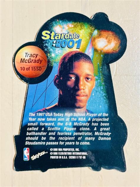 Tracy Mcgrady Rc Skybox E X Stardate T Mac