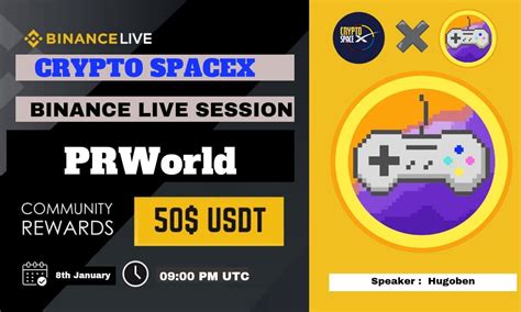 AMA Crypto SpaceX With PRWorld Binance Live