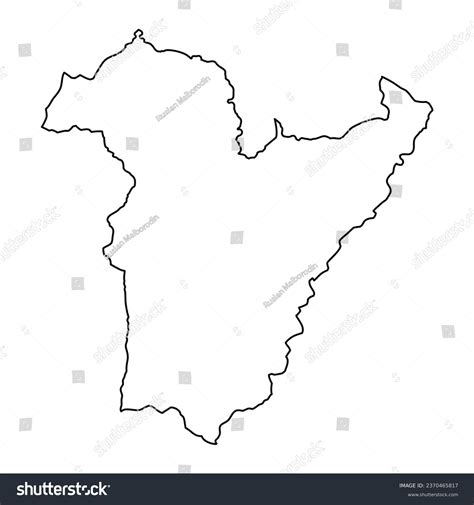 Bie Province Map Administrative Division Of Royalty Free Stock