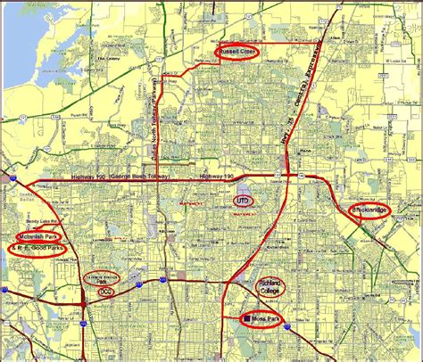 Large Detailed Street Map Of Dallas - Dallas Map Of Texas - Printable Maps