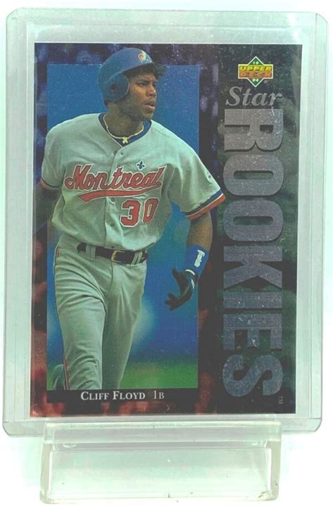 Vintage 1994 Upper Deck Star Rookies Cliff Floyd Rookie Card 12