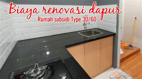 Biaya Renovasi Dapur Rumah Subsidi Type Ii Dapur Kekinian Ii