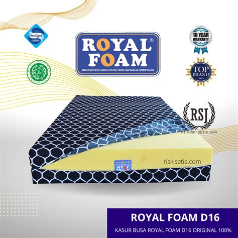 Kasur Busa Royal Foam Yellow D16 Ukuran Single 200120 Cm PT Riski