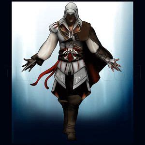 How To Draw Ezio Step By Step Drawing Guide By Dawn Guided Drawing