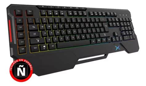 Delux K Teclado Gamer Rgb Programable Macros Multimedia Color Del