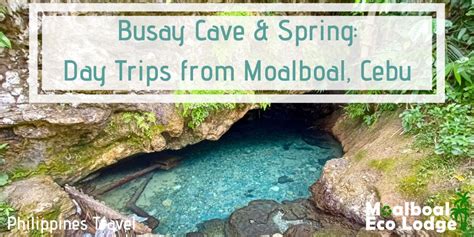 Busay Cave And Spring Day Trips From Moalboal Cebu Philippines