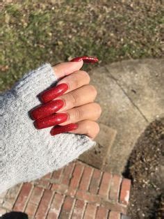 710 Red Nails Ideas Red Nails Nails Long Red Nails