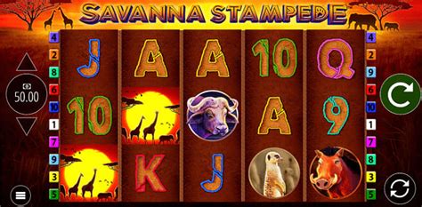 Slot Machine Savanna Stampede Play Online For Free Playfortuna Free Slots