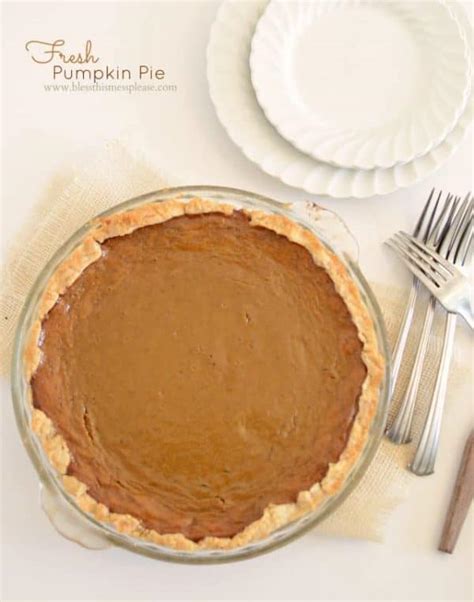 Pumpkin Pie from Fresh Pumpkin | A Homemade Thanksgiving Pie Recipe