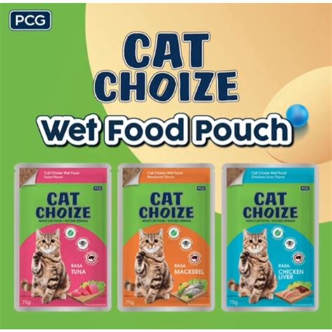 Cat Choize Pouch Wet Food G Shopee Malaysia