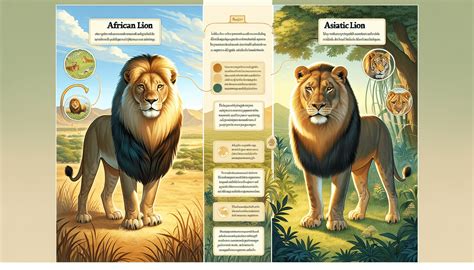 African Vs Asiatic Lions Expert Comparisons And Contrasts African Lions