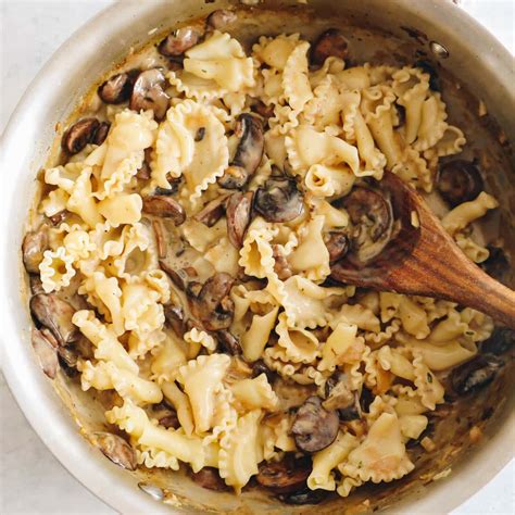 Creamy Mushroom Vegan Stroganoff The Healthy Maven