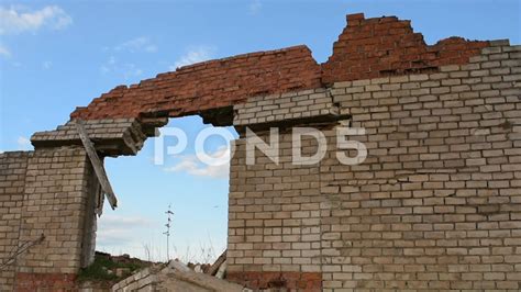 Crumbling Brick Wall