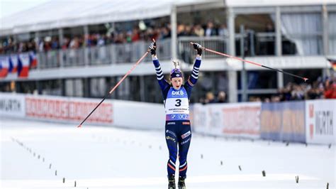 Biathlon Justine Braisaz Bouchet Apr S Sa M Daille D Or Mondiale De