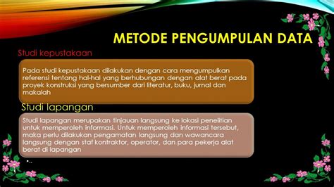 ANALISIS PENGGUNAAN ALAT BERAT PADA PROYEK PEMBANGUNAN WADUK Oleh